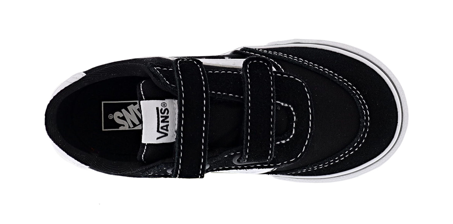 Vans Toddlers Brooklyn LS V Hook and Loop Strap Shoes