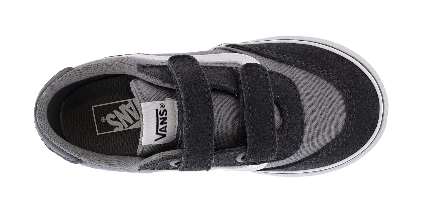 Vans Toddlers Brooklyn LS V Hook and Loop Strap Shoes