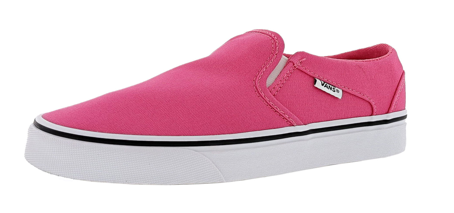 Vans Women's Asher Low Canvas Slip On Shoes