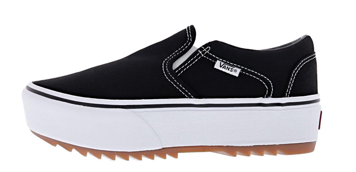Vans Women's Asher ST Slip On Platform Shoes – Shoe City