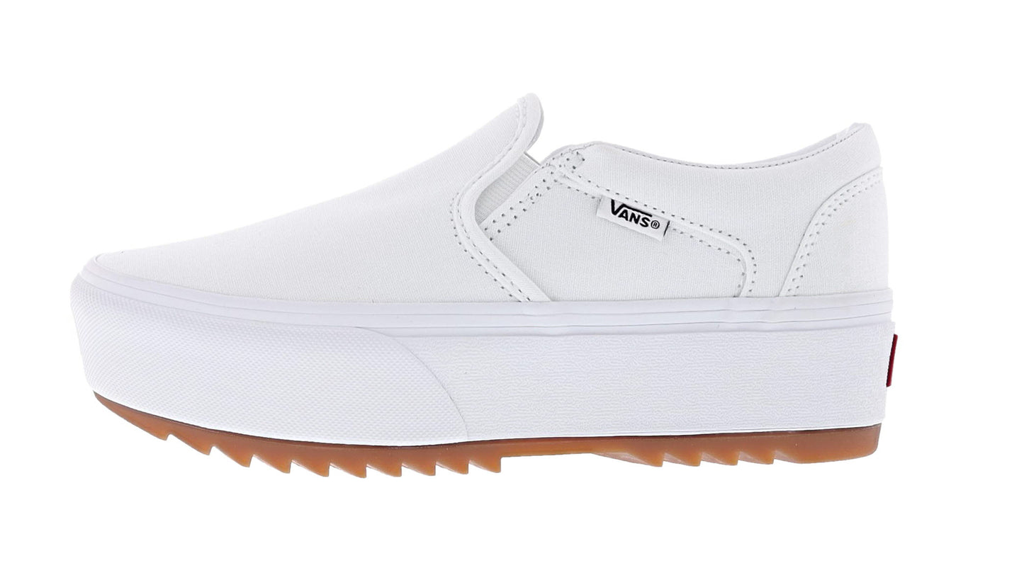 Vans Women's Asher ST Slip On Platform Shoes