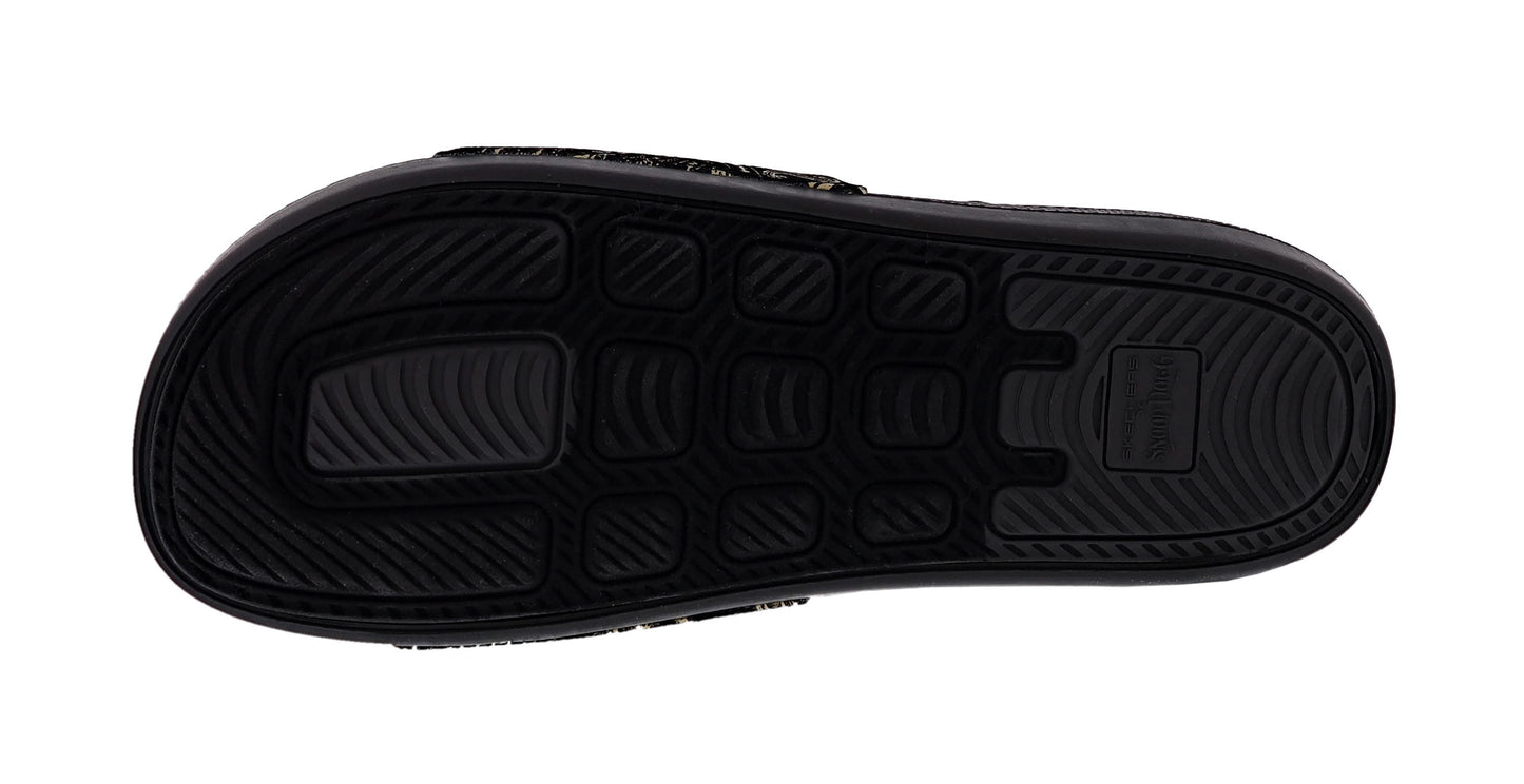 Skechers X Snoop Dogg: Low Slider- Velvet Paisley Men's Sandals
