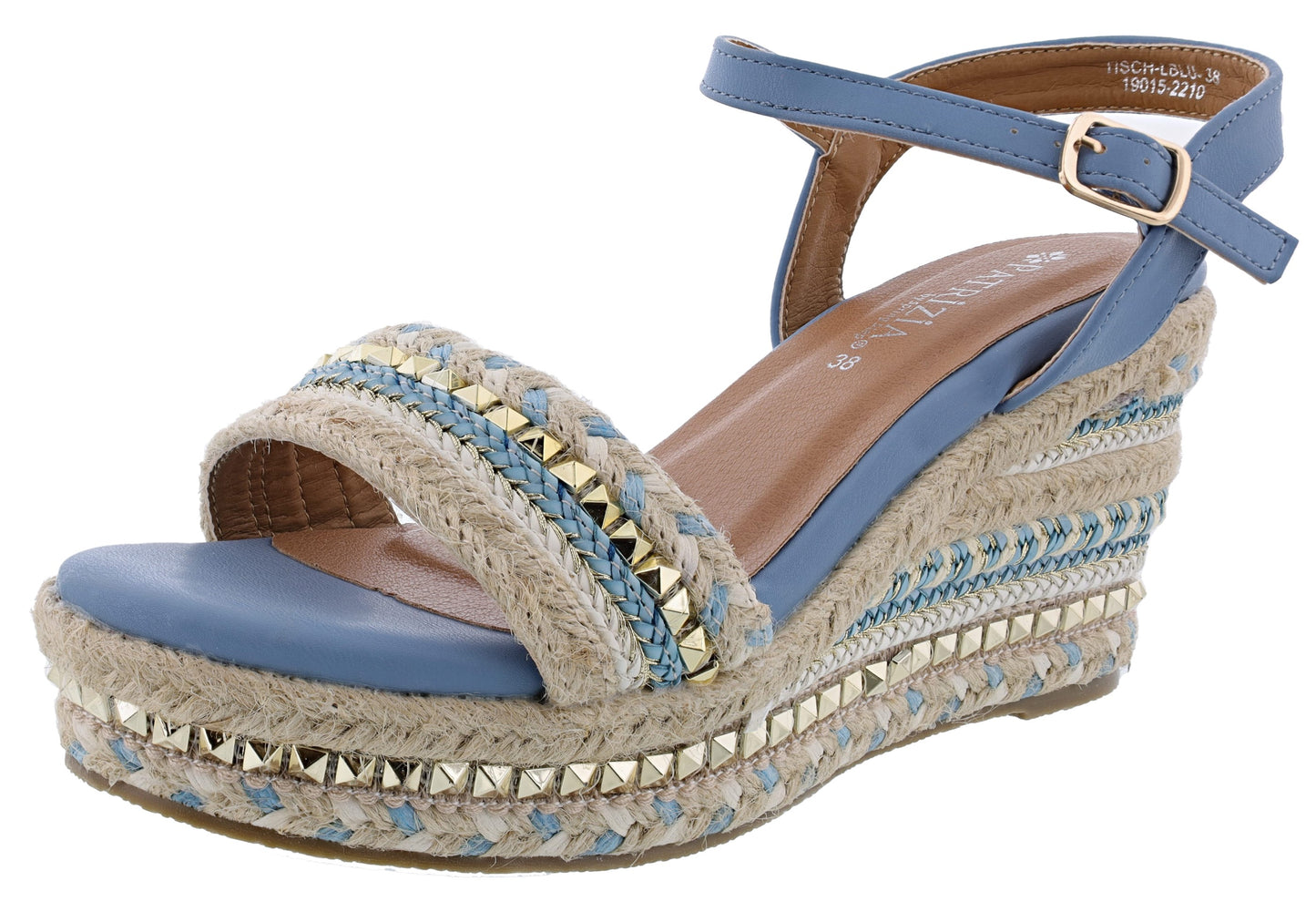 
                  
                    Patrizia Tisch Woven Wedge Sandals by Spring Step
                  
                