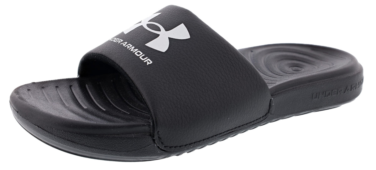 Under Armour Kids Slide Sandals - Cream and Black Under Armour Men main image 4