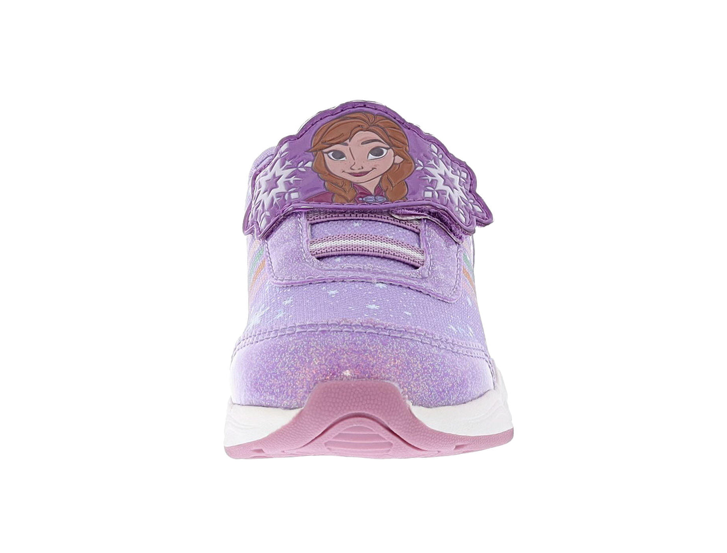 Frozen Toddler Girls Lighted Hook & Loop Athletic Sneaker