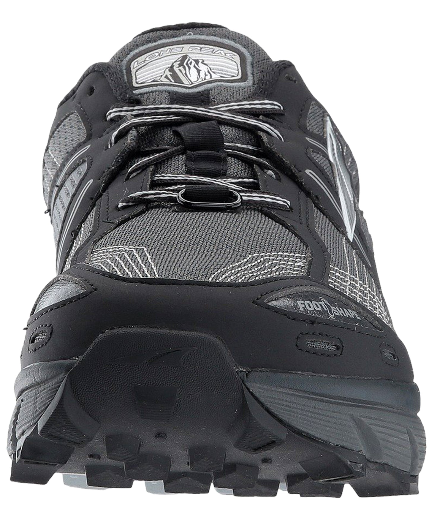 
                  
                    Front of Black Altra Men's Trail Running Lightweight Platform Shoes Lone Peak 3.5
                  
                