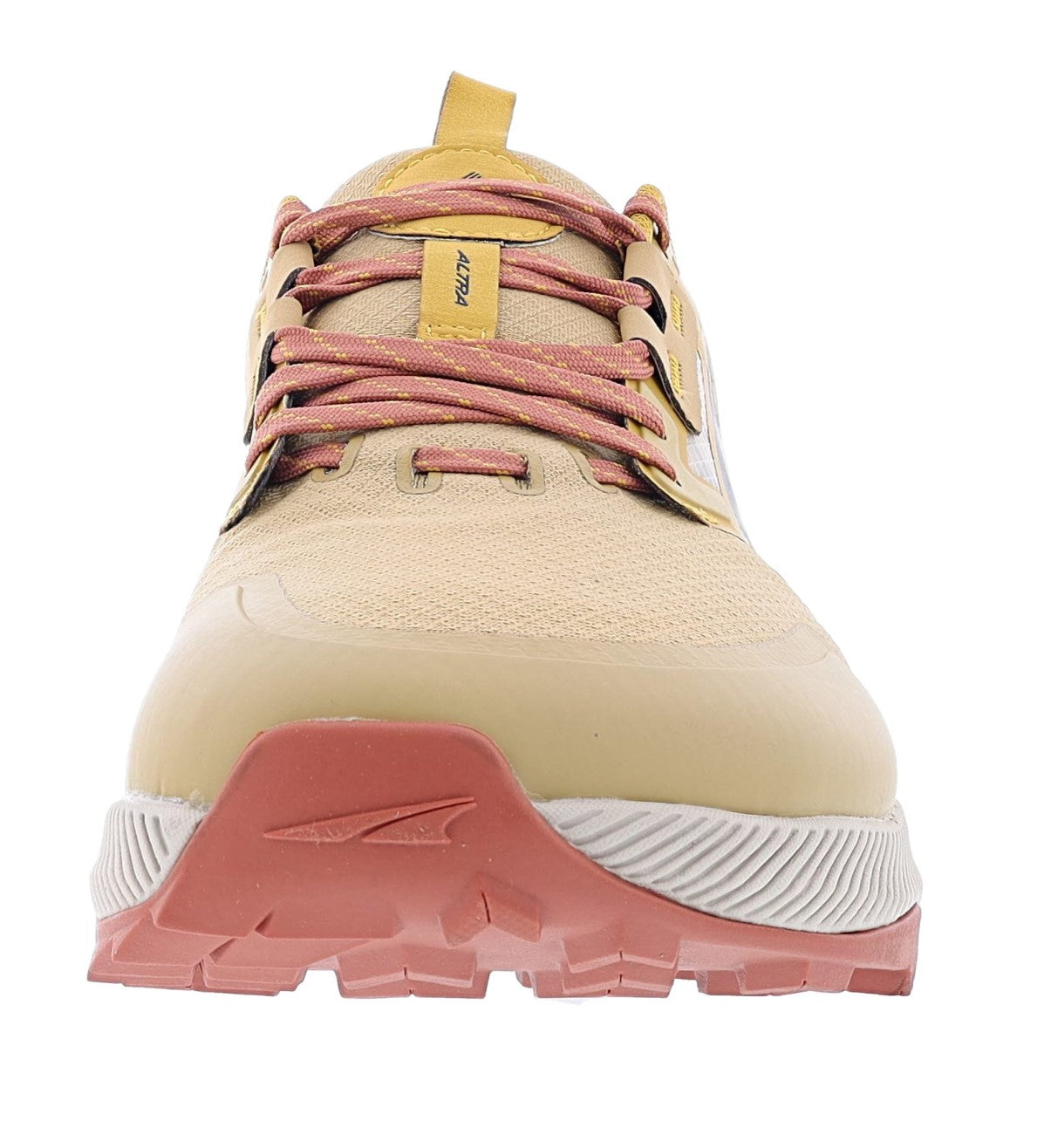 Front of  tan Altra Men's Lone Peak 7 Trail Running Shoes