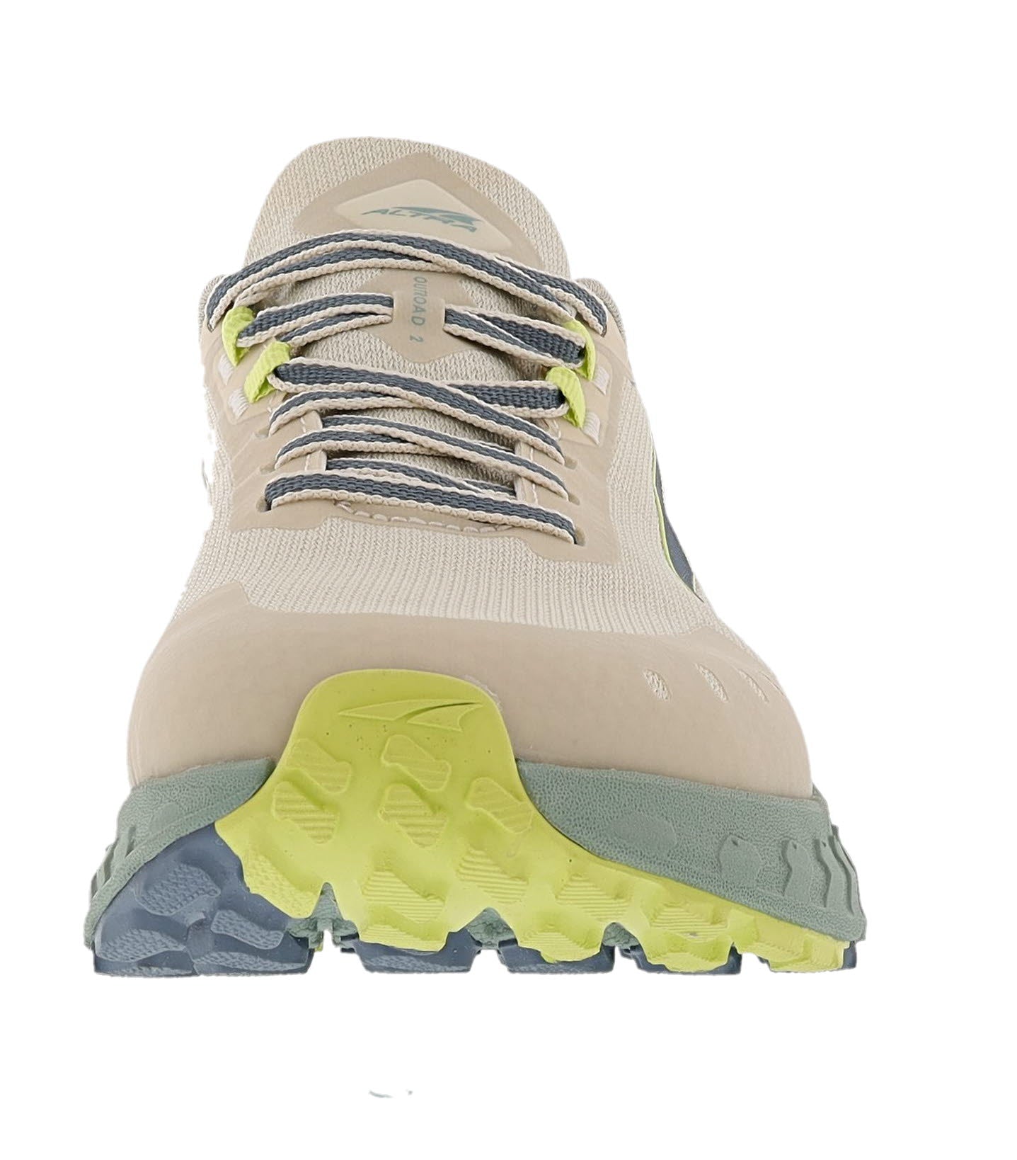 Front of gray/green Altra Men's Outroad 2 Road Running Shoes
