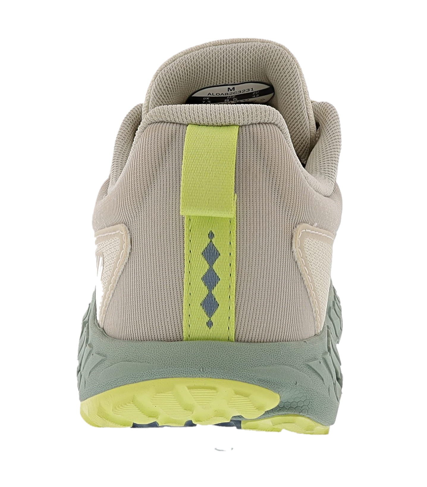 Back of gray/green Altra Men's Outroad 2 Road Running Shoes
