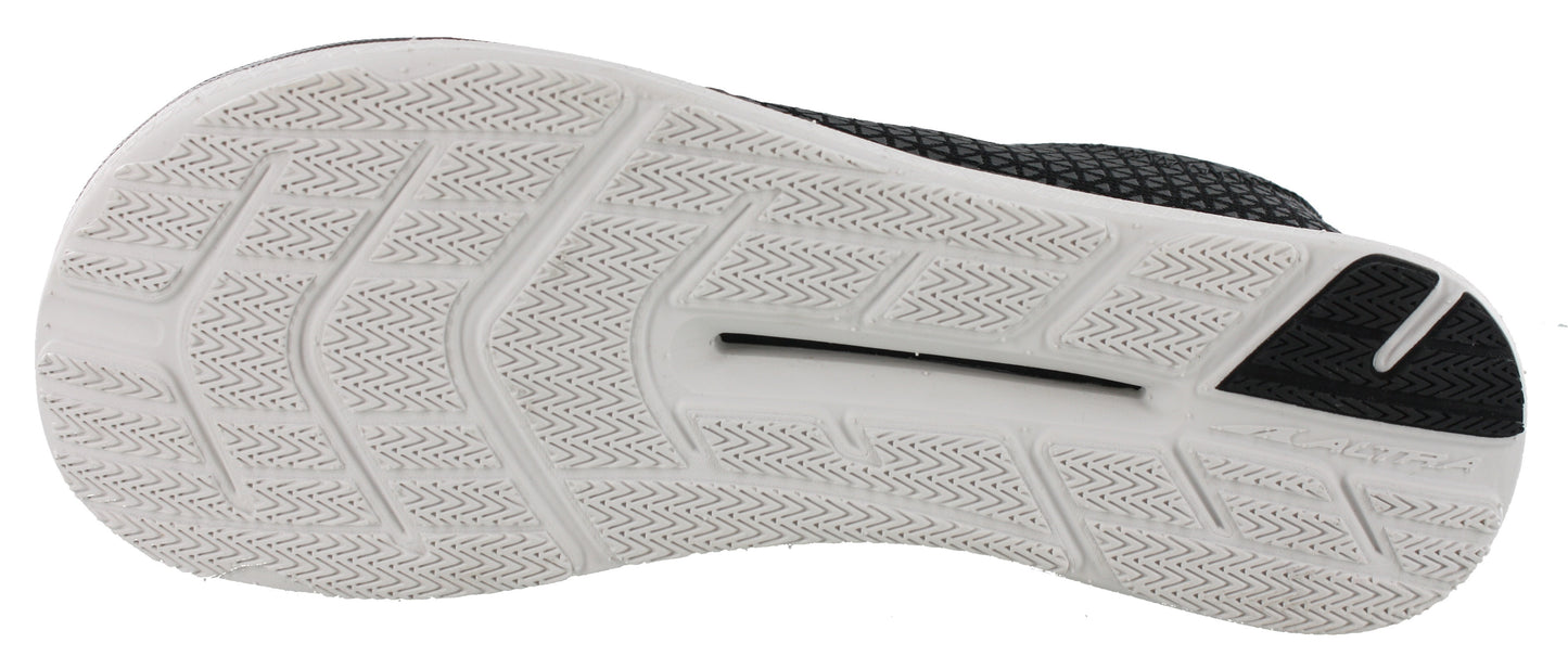 Sole of Black Altra Womens Running Lightweight Platform Flexible Shoes Solstice