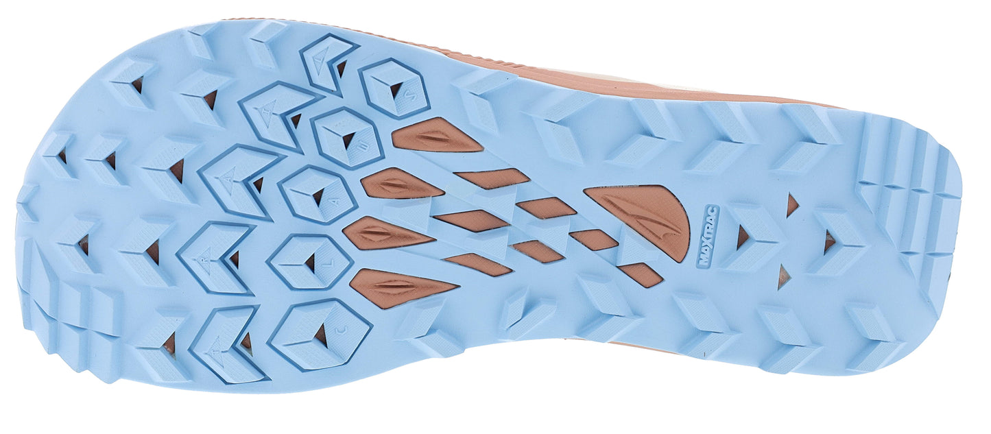 Sole of Tan Altra Women's Lone Peak 7 Trail Running Shoes