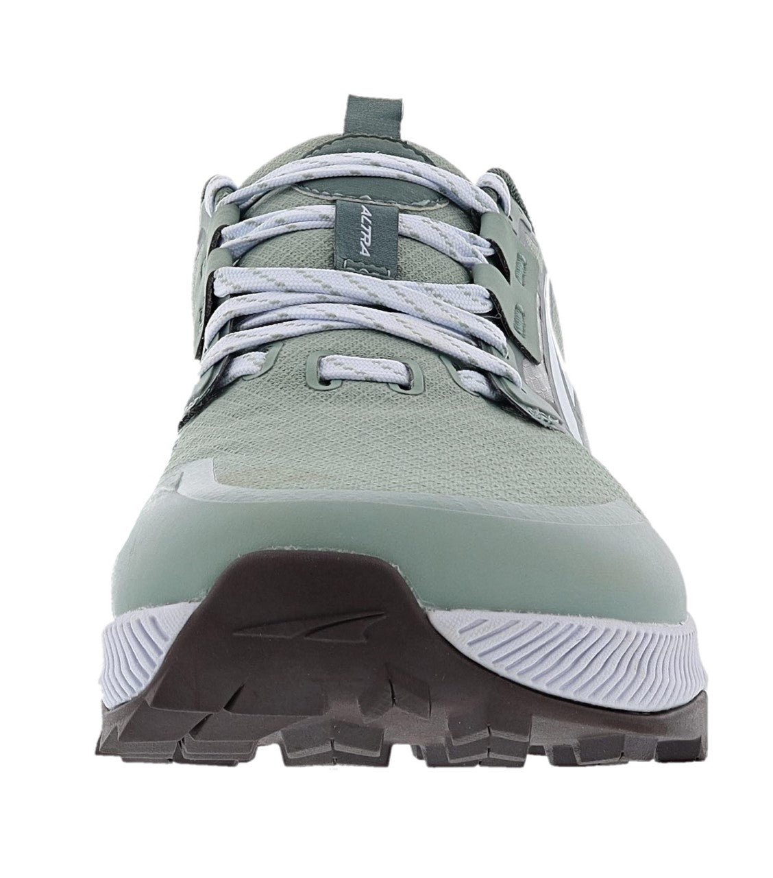 Front of Green Altra Women's Lone Peak 7 Trail Running Shoes