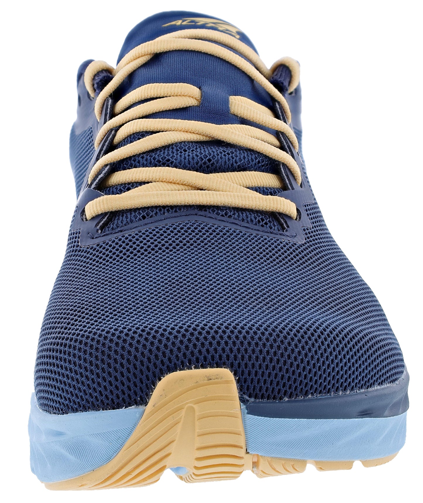Front of Navy Altra Women's Rivera 3 Road Running Shoes