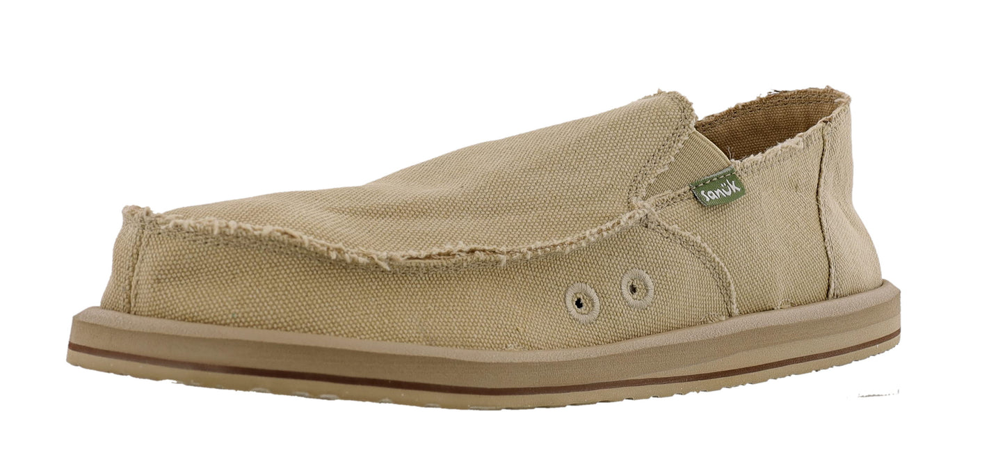 Image of Sanuk Men's Vagabond Sidewalk Surfer Loafers Shoes