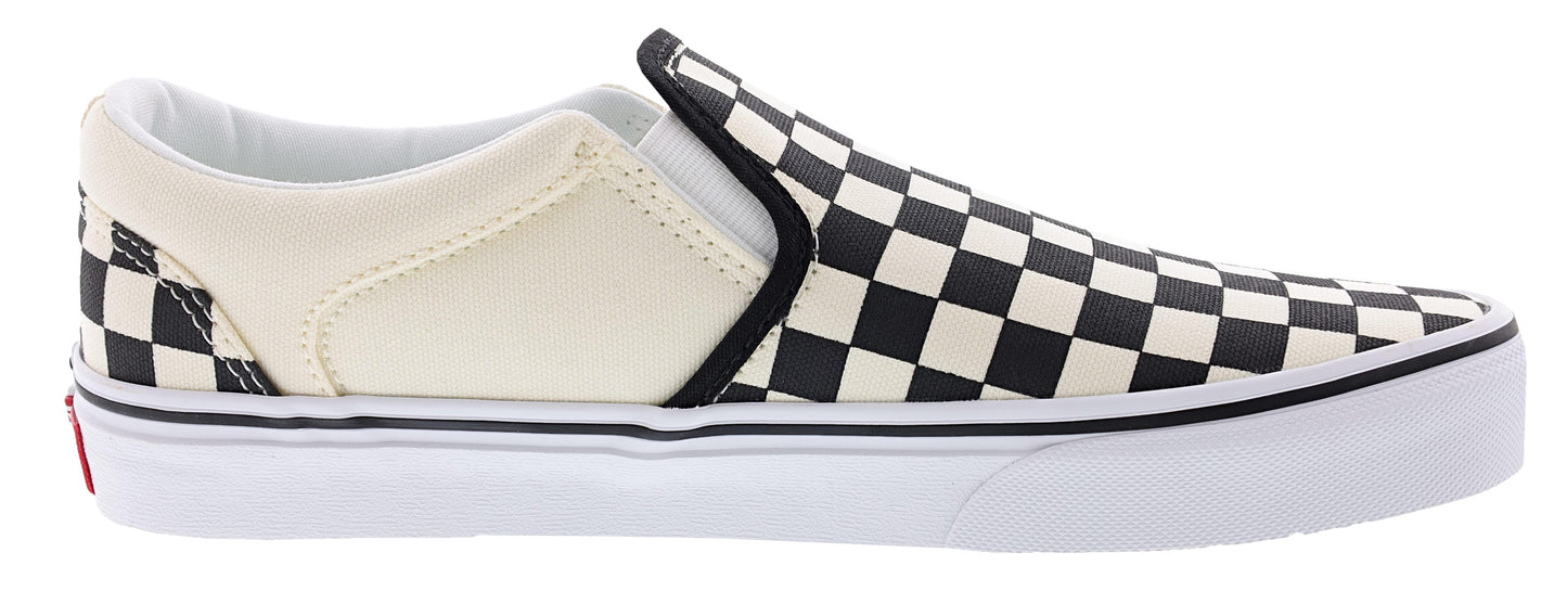 Vans Men's Asher Low Canvas Slip On Skating Shoes