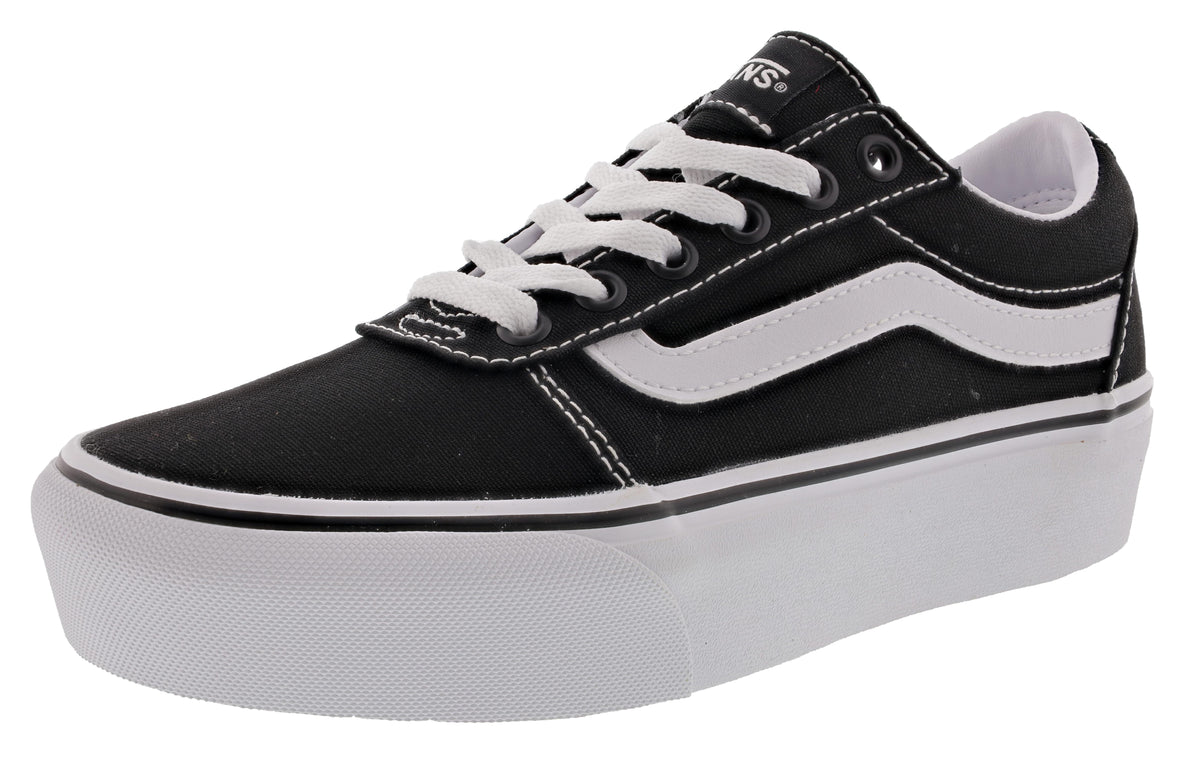 Vans Ward Vulcanized Rubber Platform Shoes Women's Shoe City