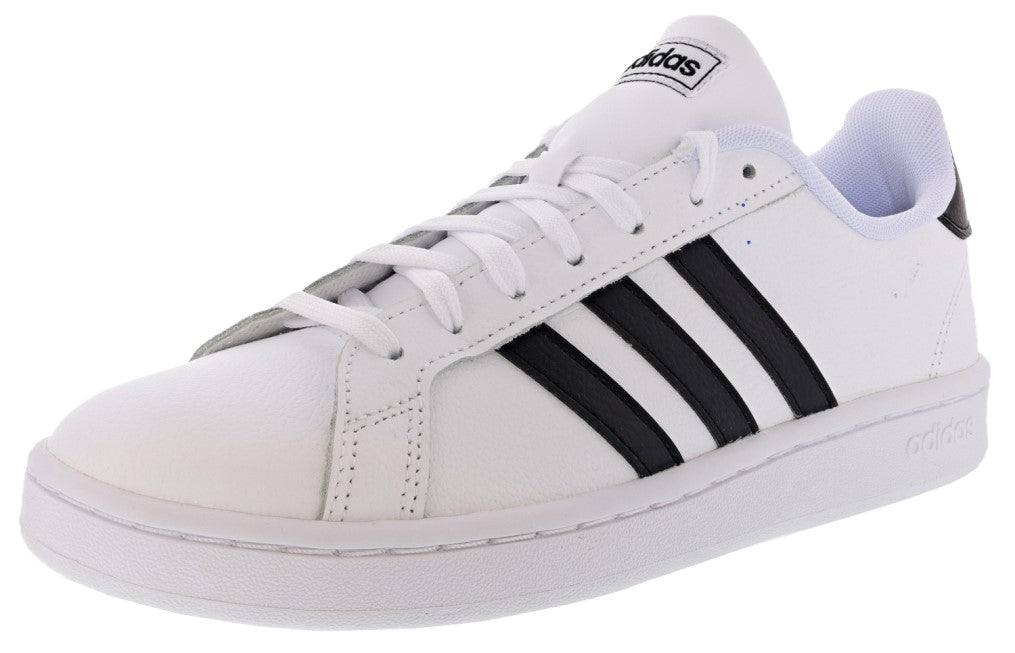 Lateral view of Adidas Men's Grand Court Casual Sneaker Shoes