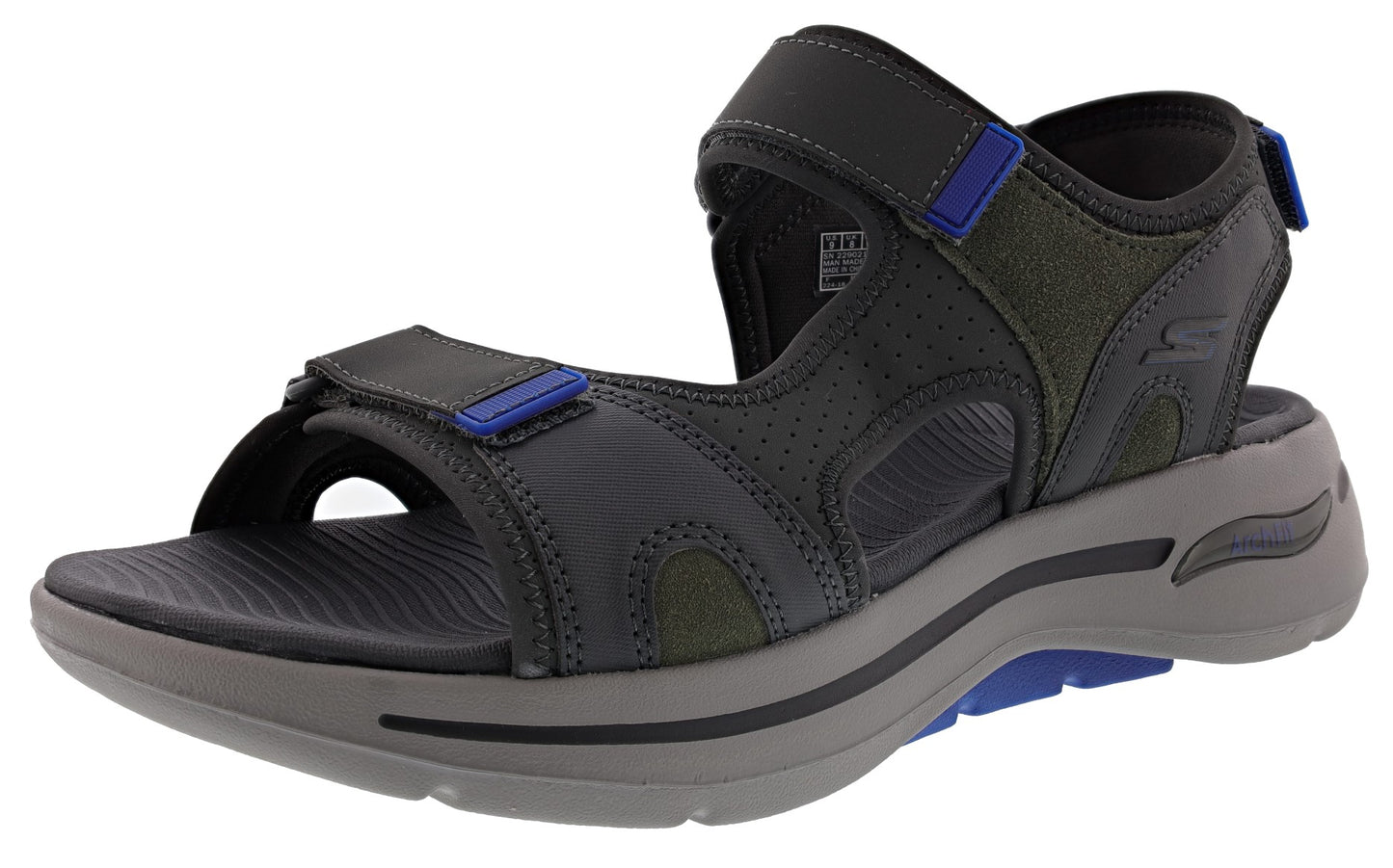 
                  
                    Skechers Men's Go Walk Arch Fit Sandal Mission Hook & Loop Strap Sandals
                  
                