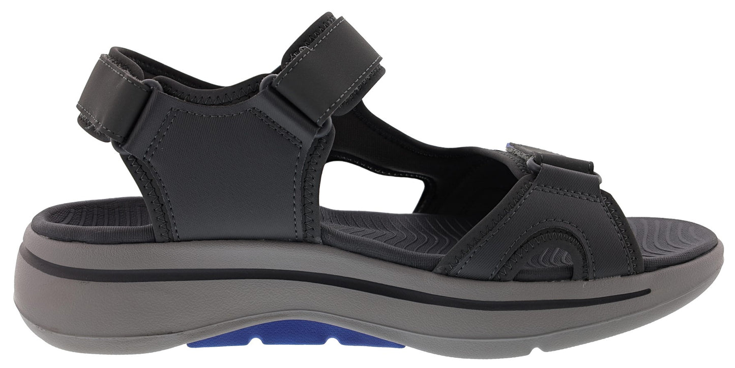 
                  
                    Skechers Men's Go Walk Arch Fit Sandal Mission Hook & Loop Strap Sandals
                  
                