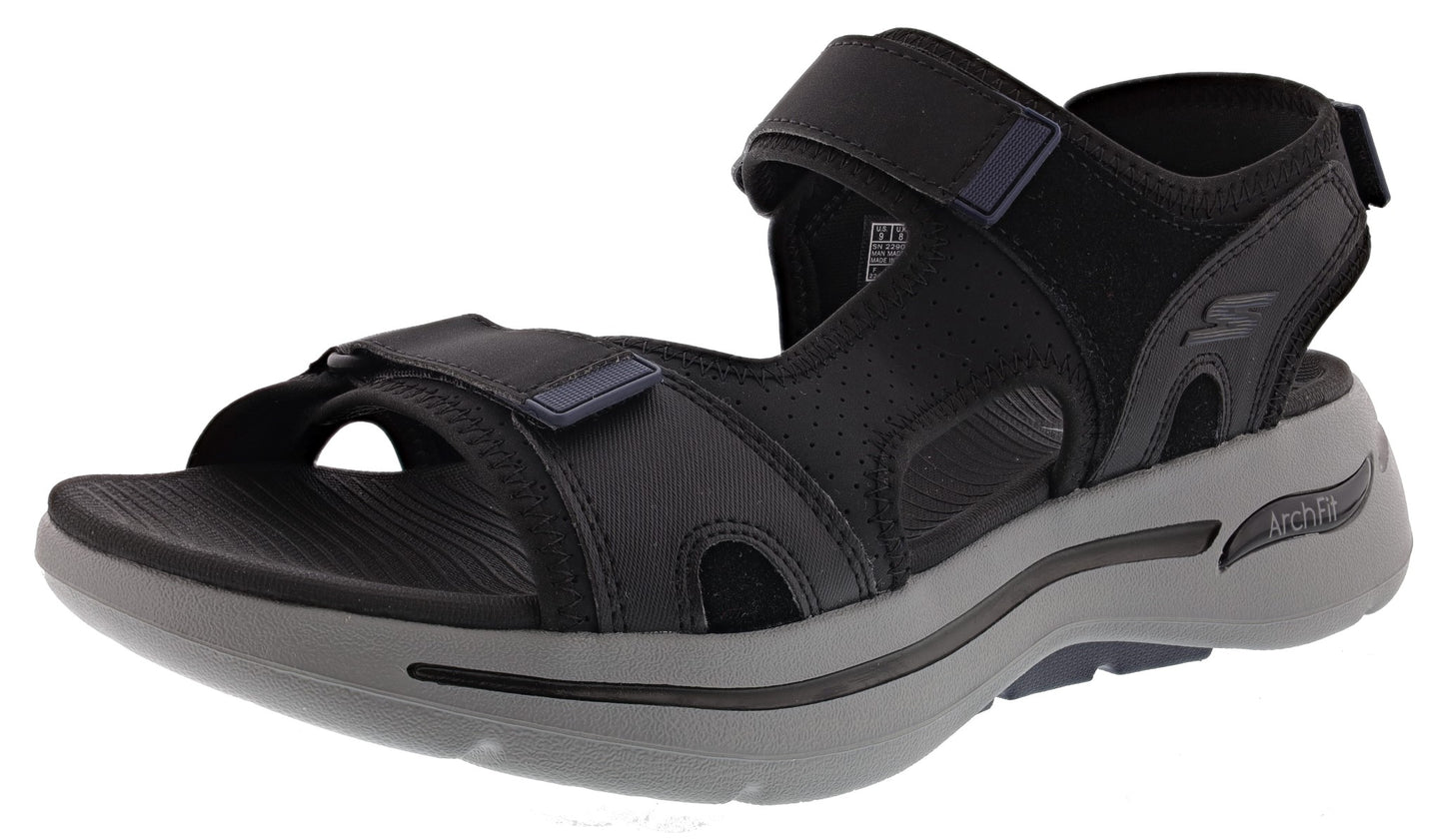 
                  
                    Skechers Men's Go Walk Arch Fit Sandal Mission Hook & Loop Strap Sandals
                  
                