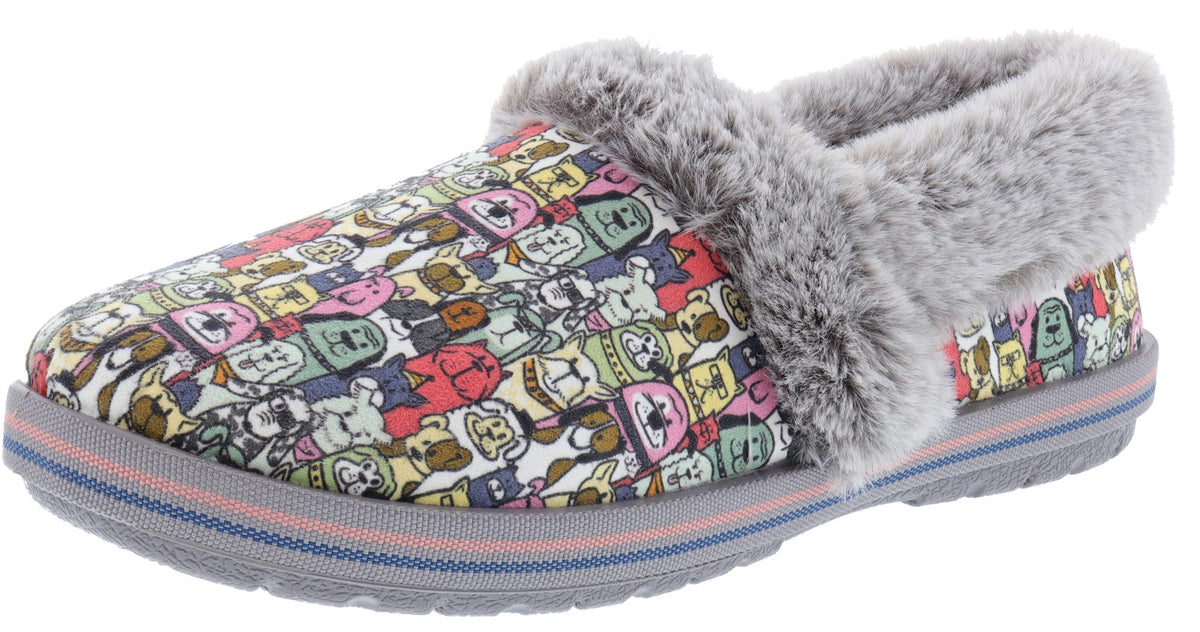 Skechers Bobstoo Cozy Snuggle Rovers Memory Foam Slippers Womenshoecity Shoe City