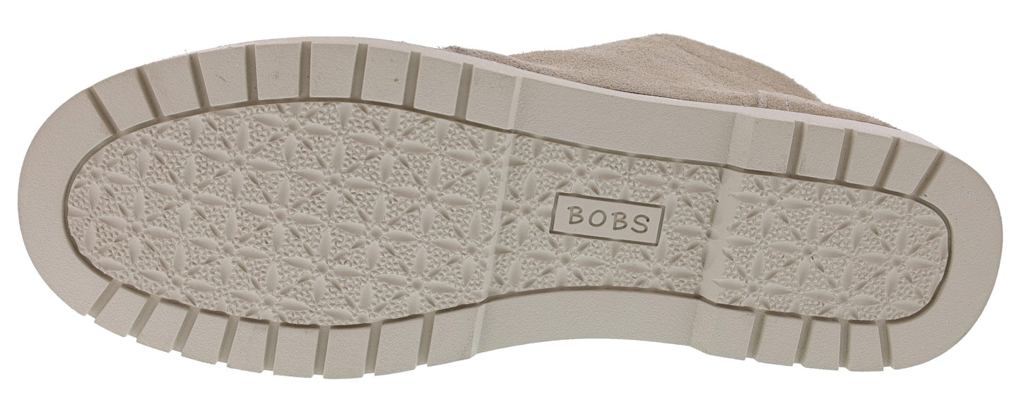 Skechers Women's Bobs Chill Lugs Aspen Green Lace up Ankle Boots