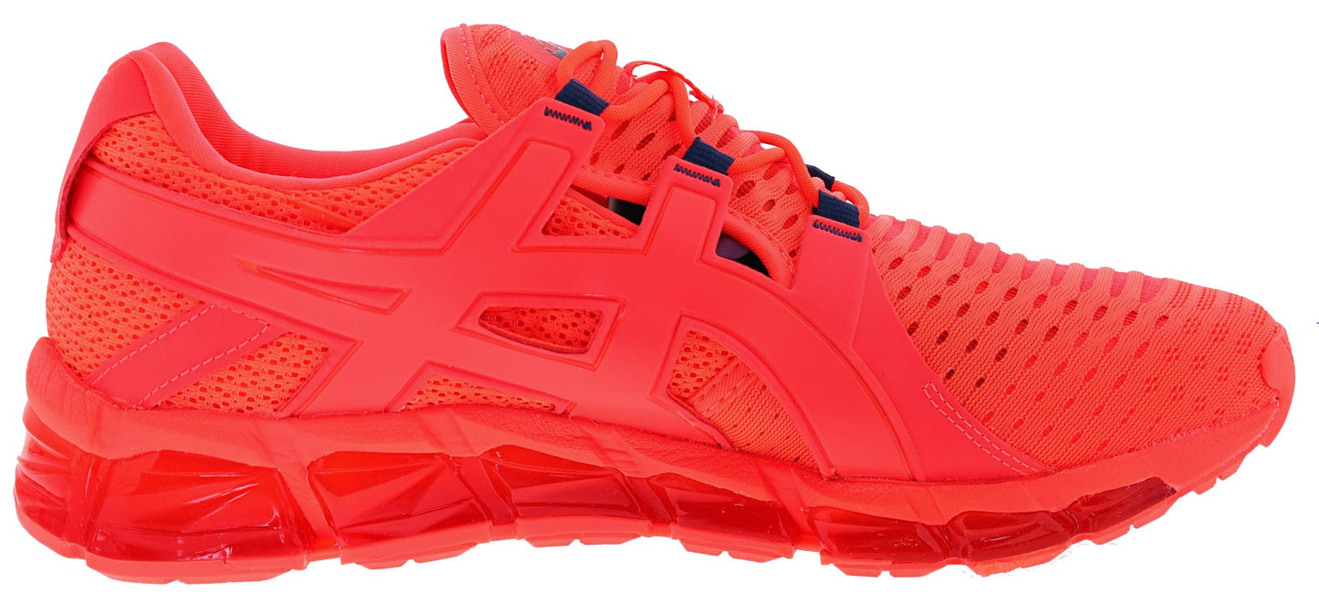Medial of Sunrise Red/Midnight Asics Men's Gel-Quantum 360 6 Tokyo Lightweight Running Shoes