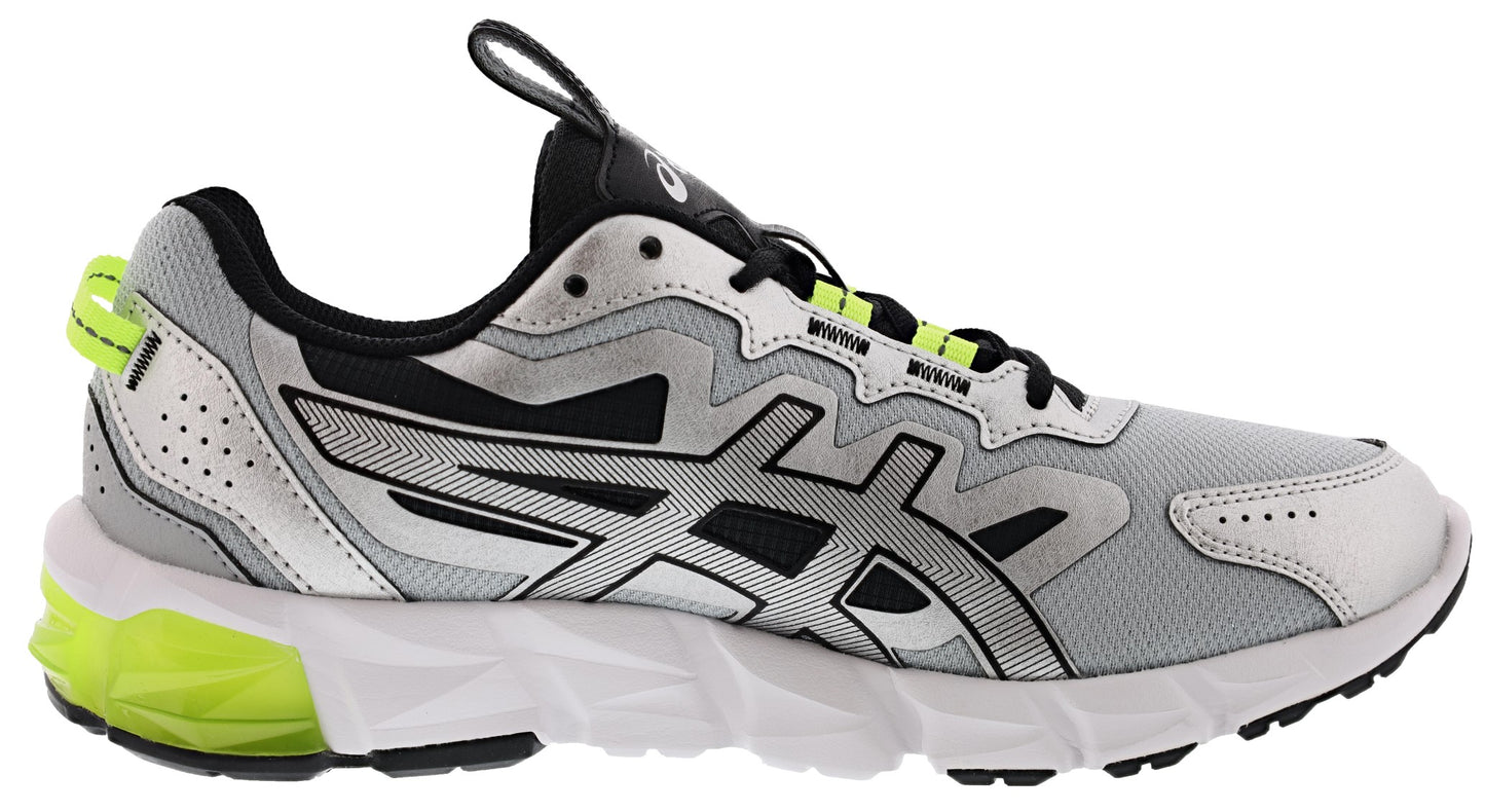 Medial of Black/Pure Silver Asics Men's Gel Quantum 90 Lightweight Comfort Shoes