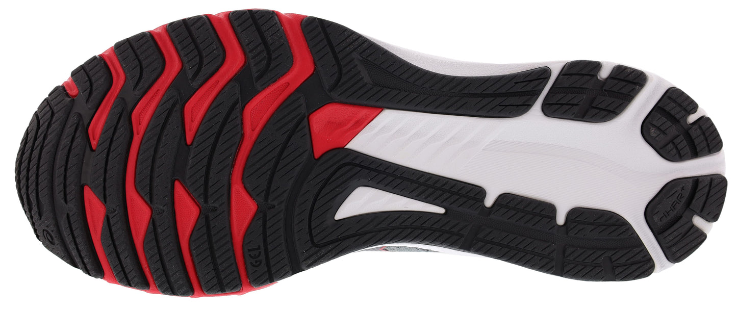 Sole of Mid Grey Electric Red ASICS Men’s Walking Trail Cushioned Running Shoes GT 2000 10