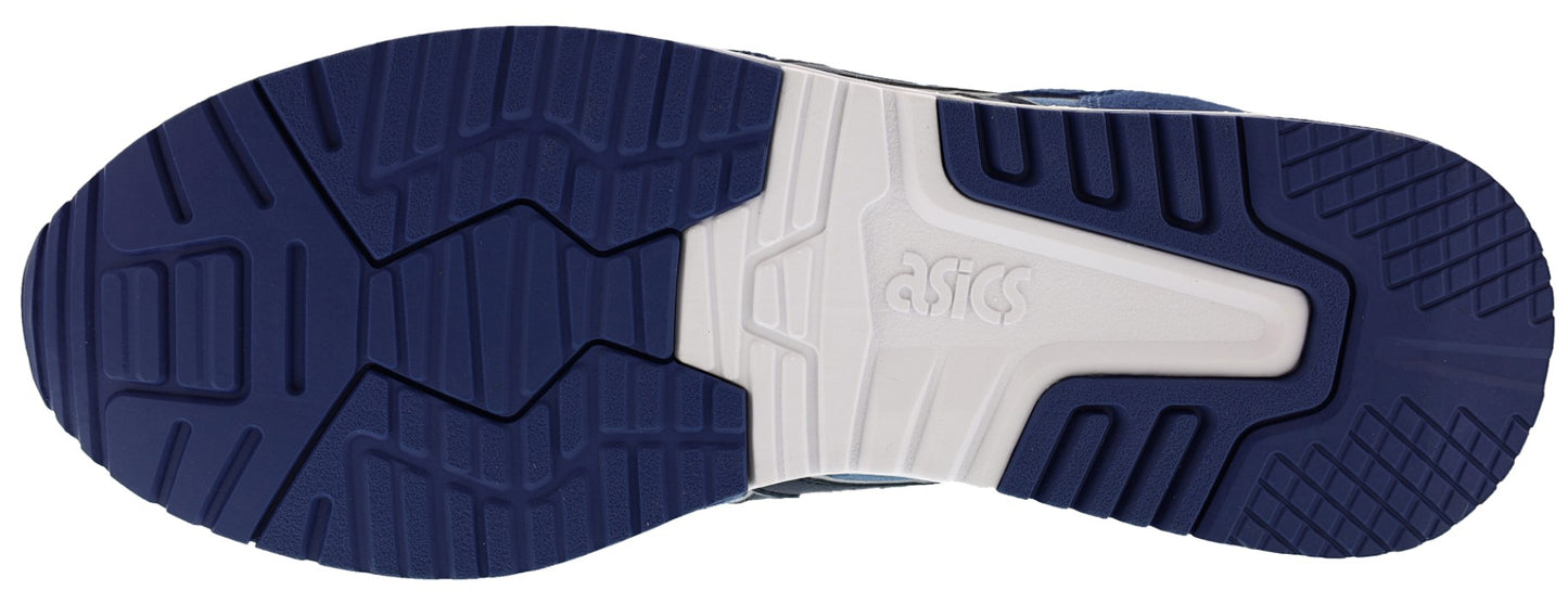 Sole of Grey Floss/French Blue Asics Men's Lyte Classic Lightweight Comfort Walking Shoes