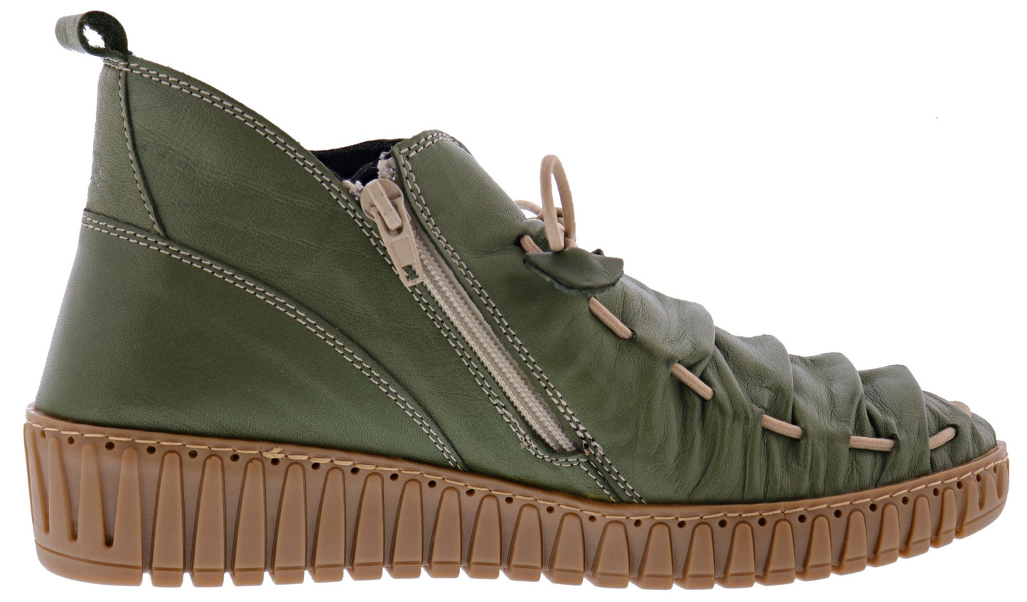 Spring Step Women's Leather Booties Nespea