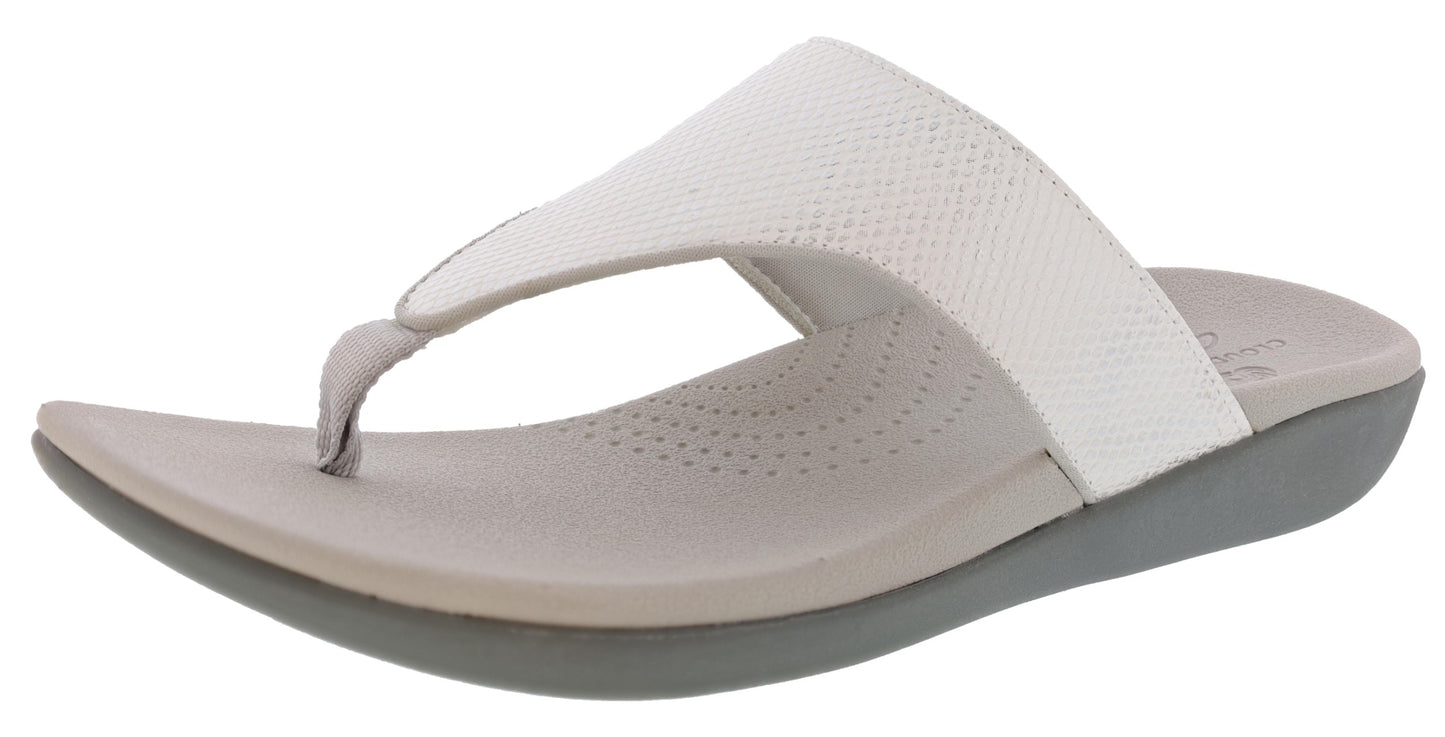 Clarks Women's Brio Vibe Wide Width Womens Sandals with Arch Support