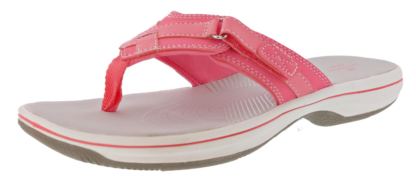 
                  
                    Clarks Women Sandals Lightweight Flip Flops Breeze Sea
                  
                