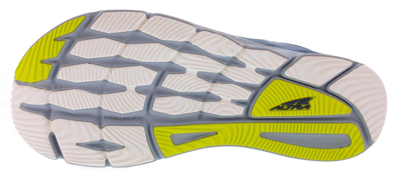 Sole of Gray/Lime Altra Men’s Torin 5 Lightweight Running Shoes