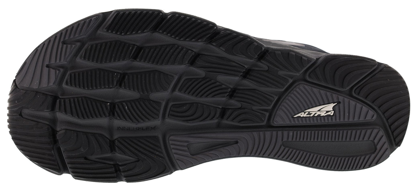 Sole of Black Altra Men’s Torin 5 Lightweight Running Shoes