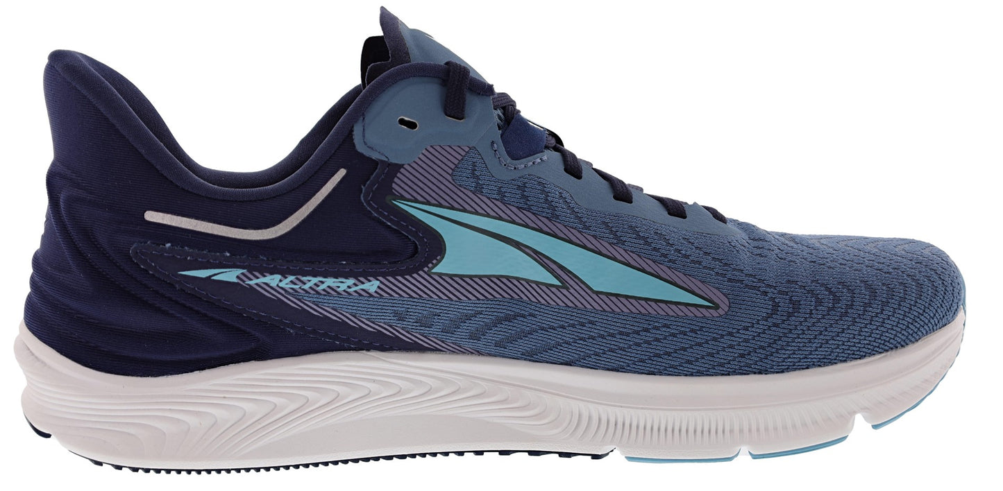 Medial of Mineral Blue Altra Men’s Torin 6 Road Running Shoes