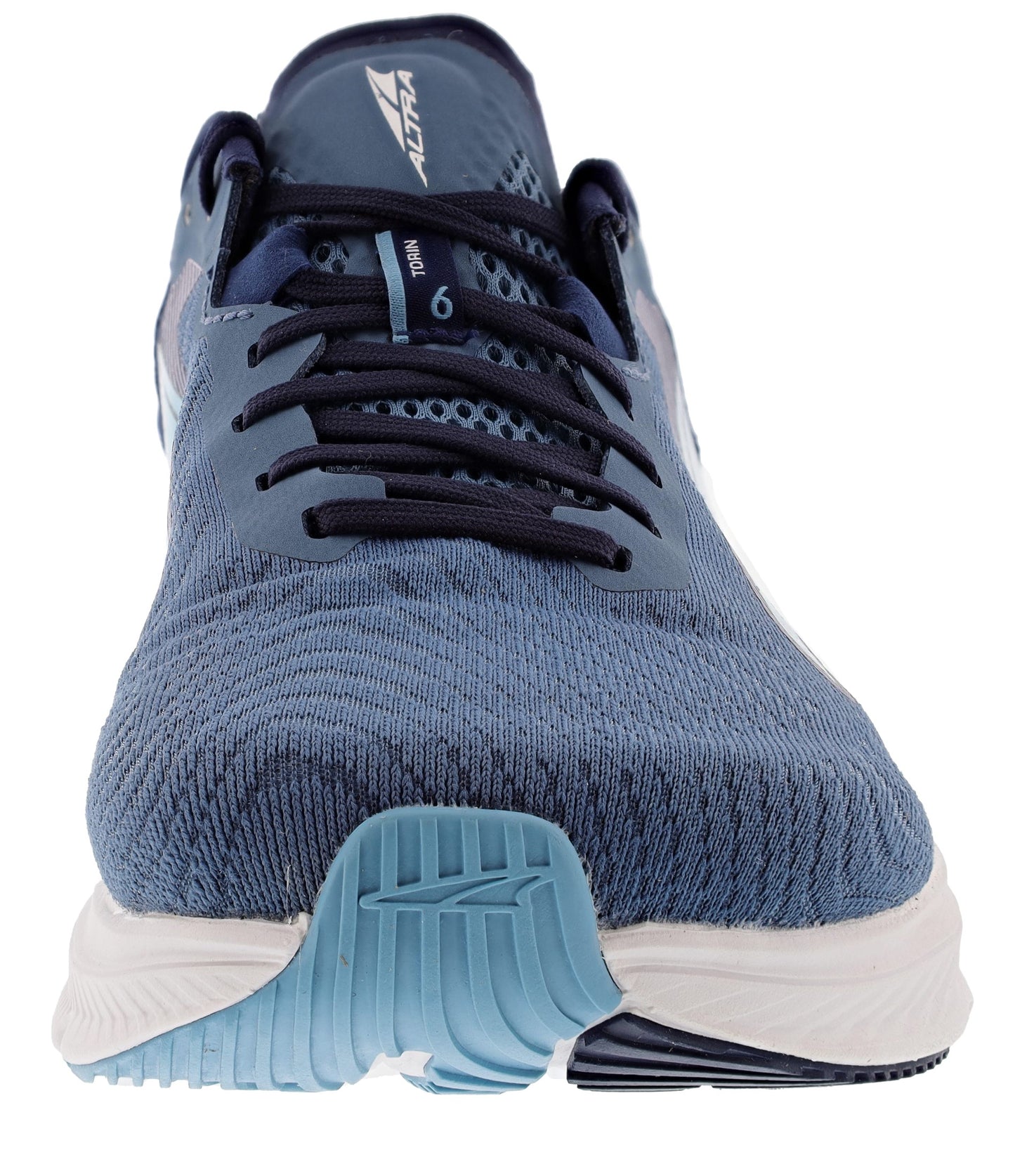 Front of Mineral Blue Altra Men’s Torin 6 Road Running Shoes