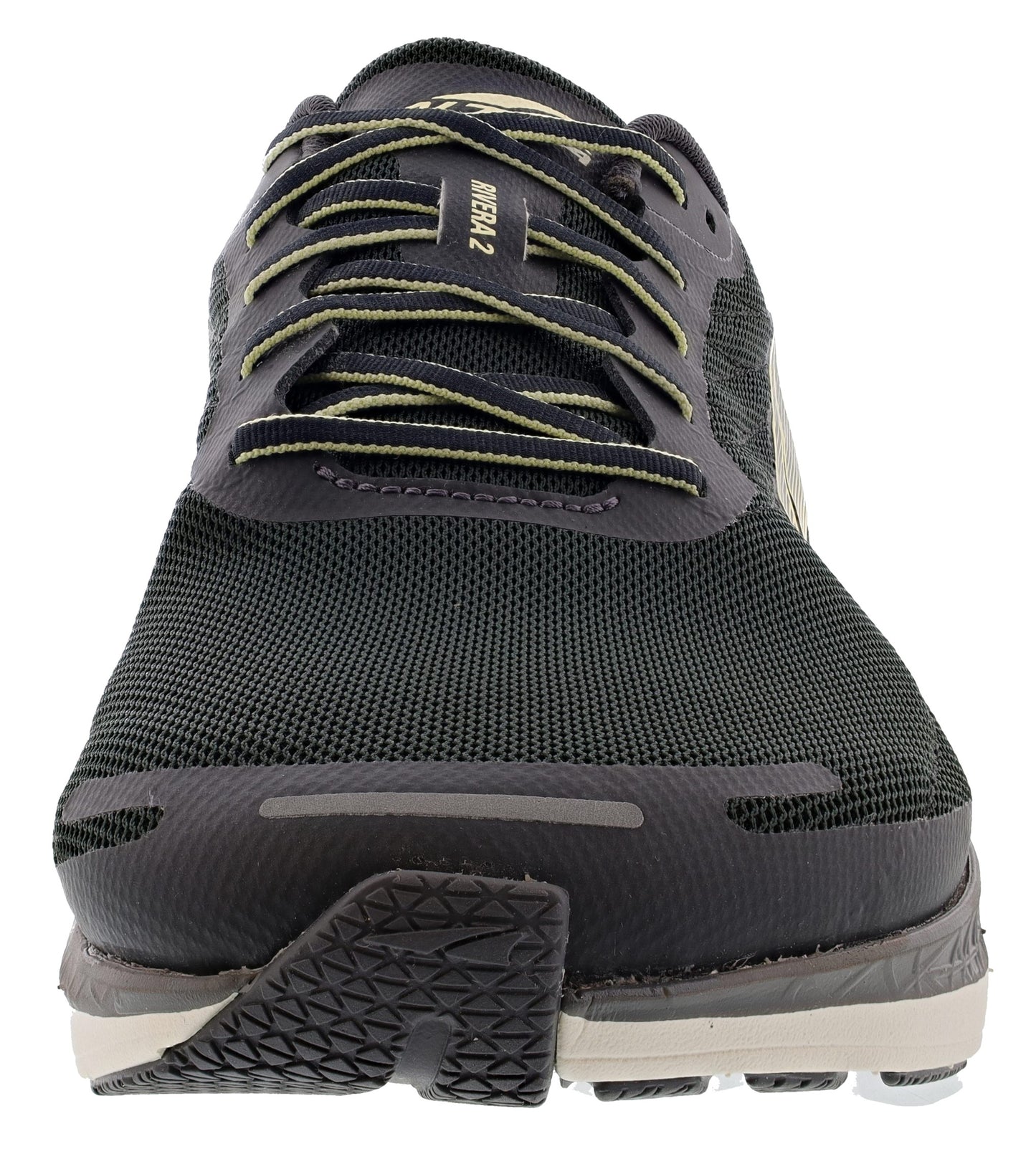 Front of black Altra Men's Rivera 2 Running Shoes