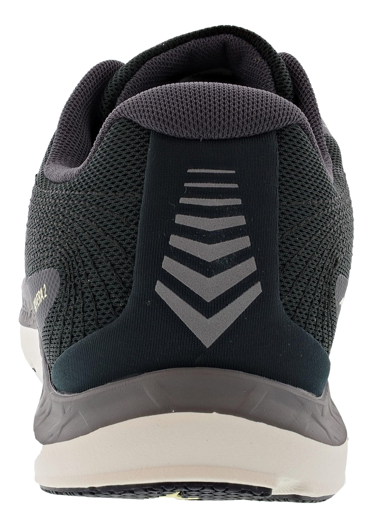 Back of  black Altra Men's Rivera 2 Running Shoes