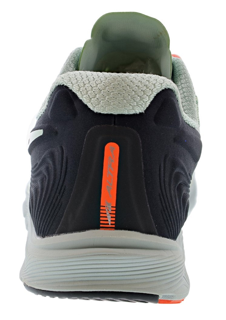Back of Gray/Coral Altra Women’s Torin 5 Lightweight Running Shoes
