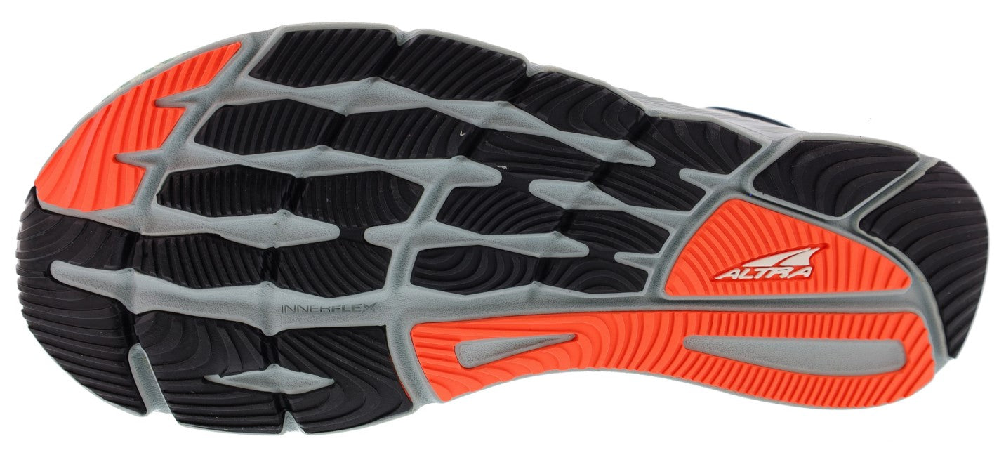 Sole of Gray/Coral Altra Women’s Torin 5 Lightweight Running Shoes
