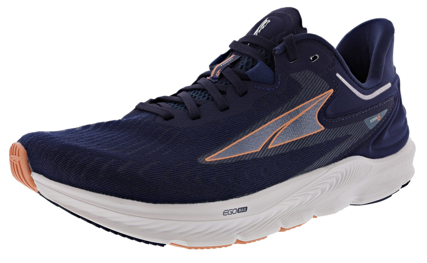 Lateral of Navy/Coral Altra Women’s Torin 6 Road Running Shoes