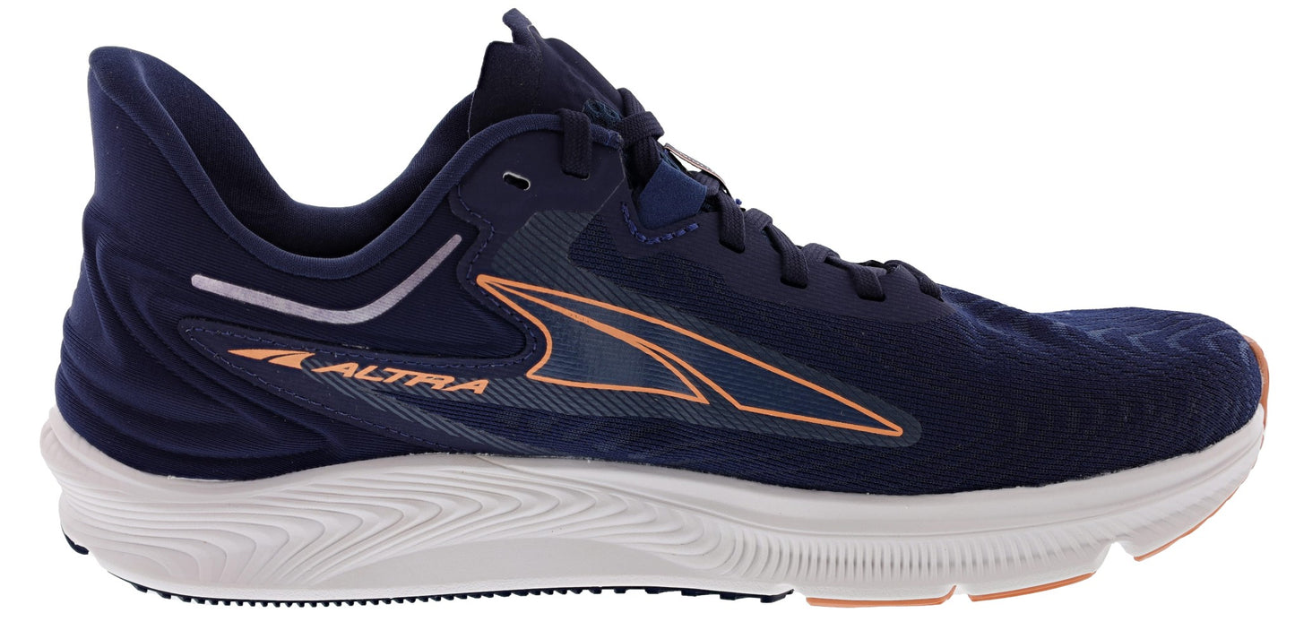 Medial of Navy/Coral Altra Women’s Torin 6 Road Running Shoes