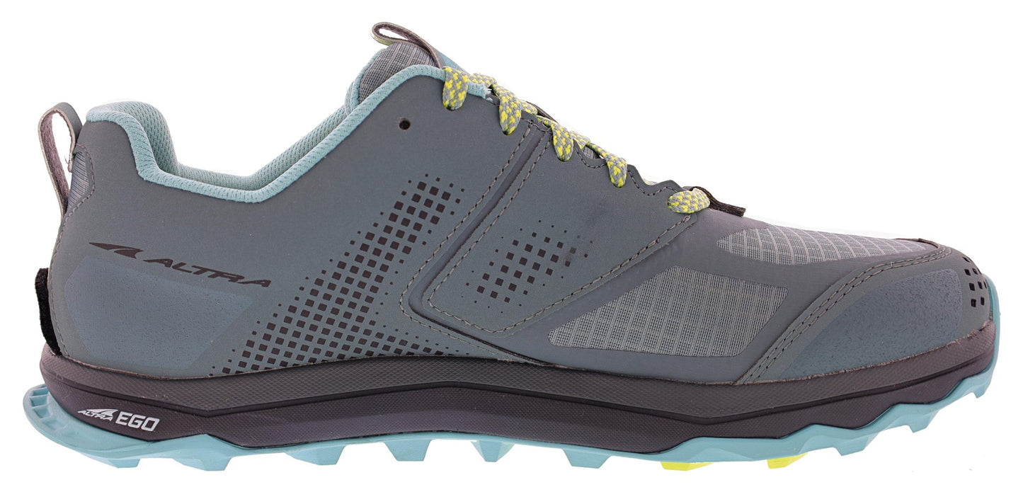 
                  
                    Medial view of  Basalm Green Altra Lone Peak 5 All Weather Lightweight Trail Running Shoes Women's
                  
                
