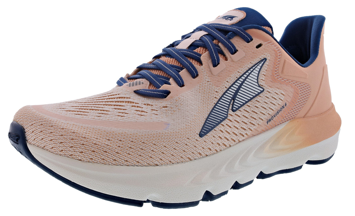 Lateral of Dusty PInk Altra Women's Provision 6 Comfort Running Shoes