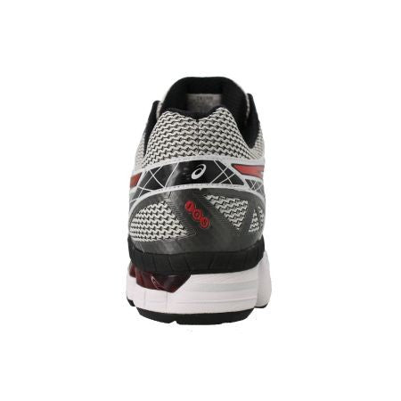 
                  
                    Back of White/Red Pepper/Black colored ASICS Gel Indicate Men's Running Shoes
                  
                