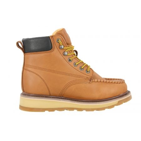 Medial view of Cactus Oil Resistant Construction High Top Work Boots