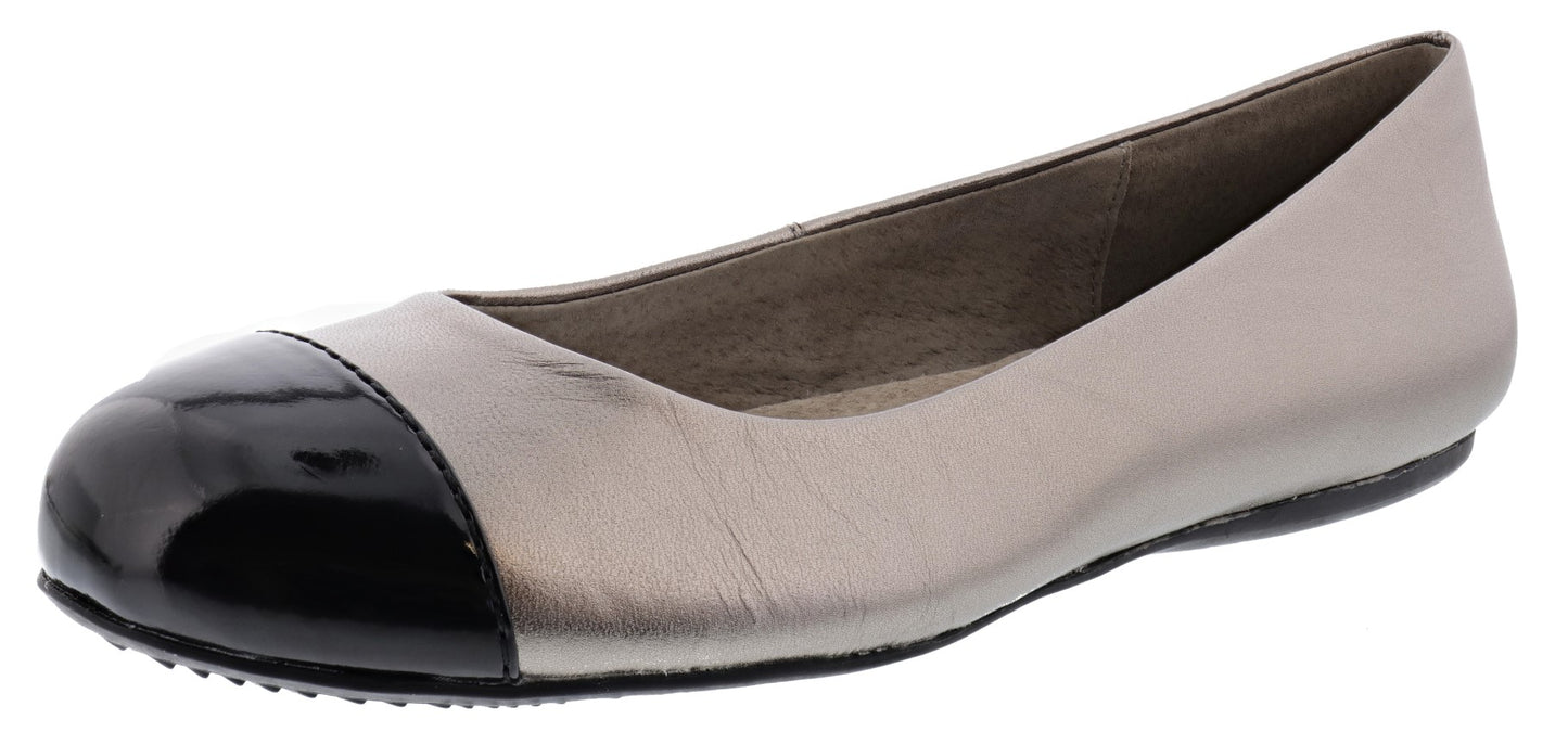 Softwalk Women's Napa Narrow Width Slip On Ballerina Flats