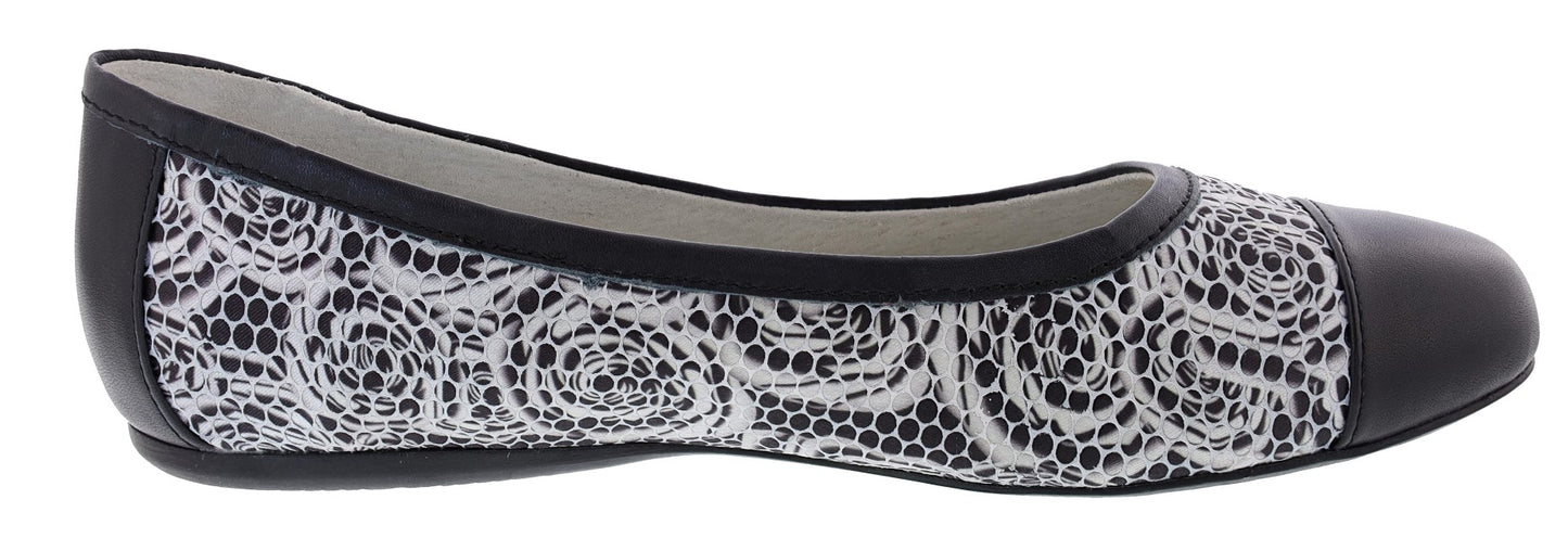 Softwalk Women's Napa Narrow Width Slip On Ballerina Flats