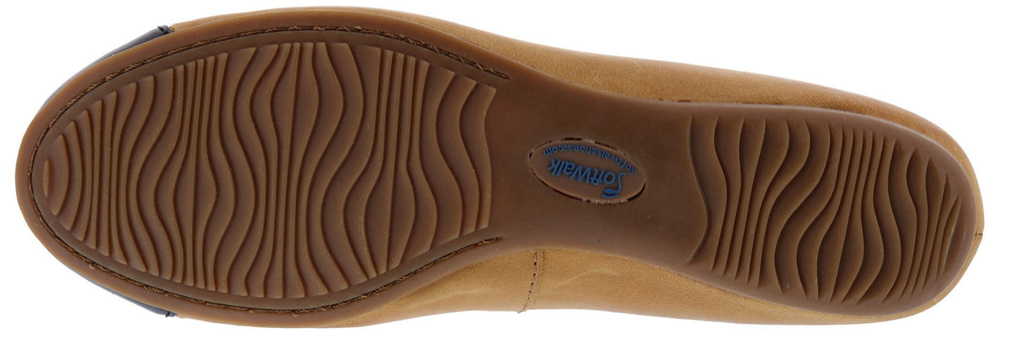 Softwalk Women's Napa Wide Width Slip On Ballerina Flats